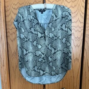 Banana Republic Snakeskin Print Blouse